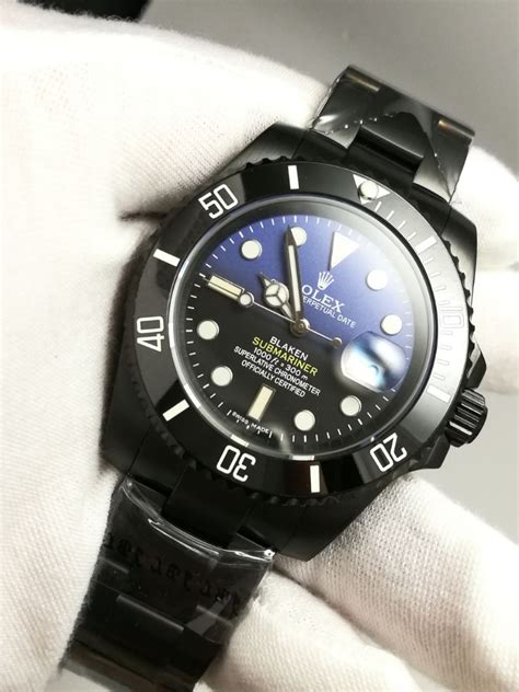 blaken rolex revision|Rolex submariner blaken.